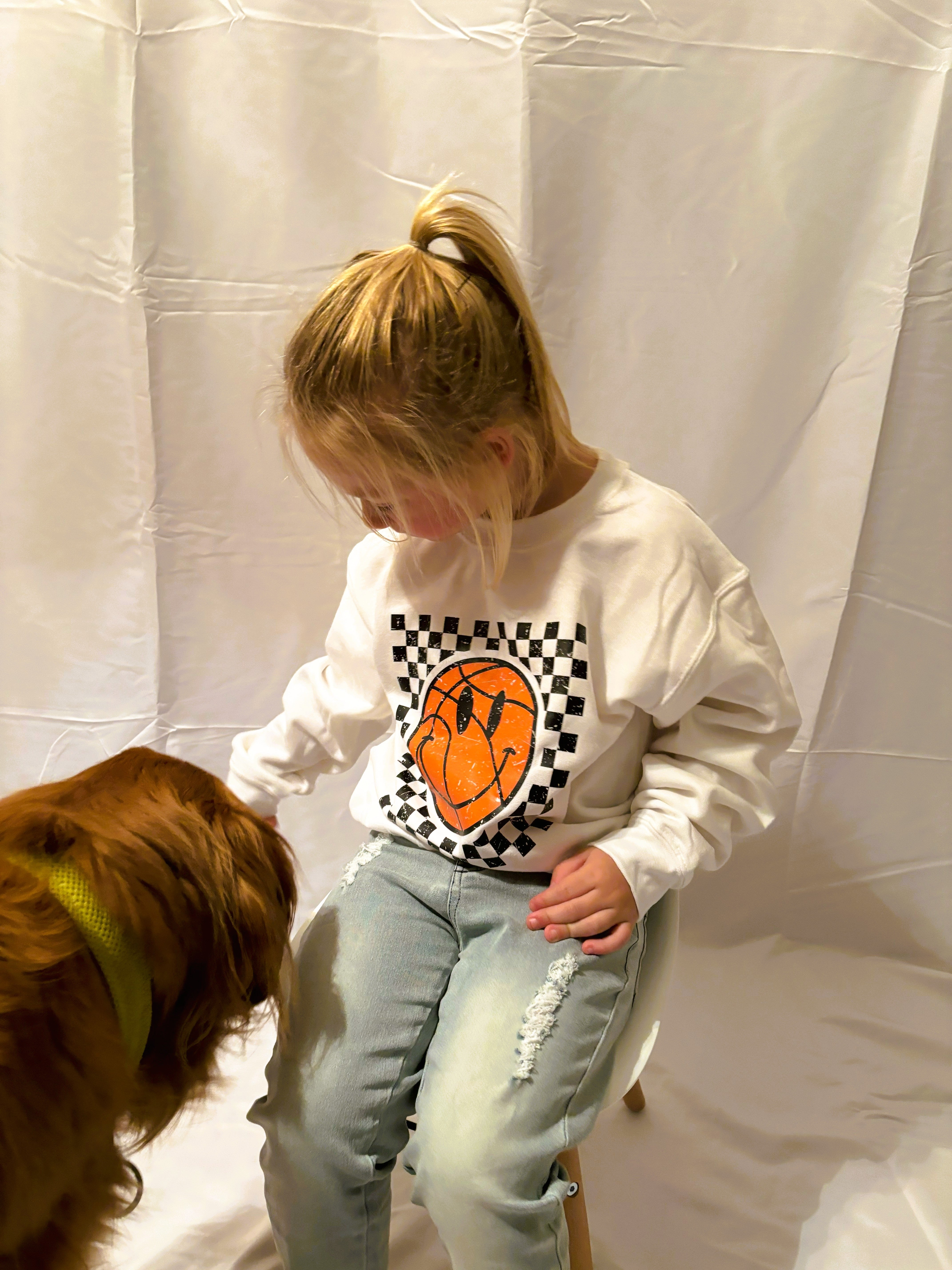 Checkered_Distressed_Basketball_Youth_Crewneck_Pullover_Emma_Oliver