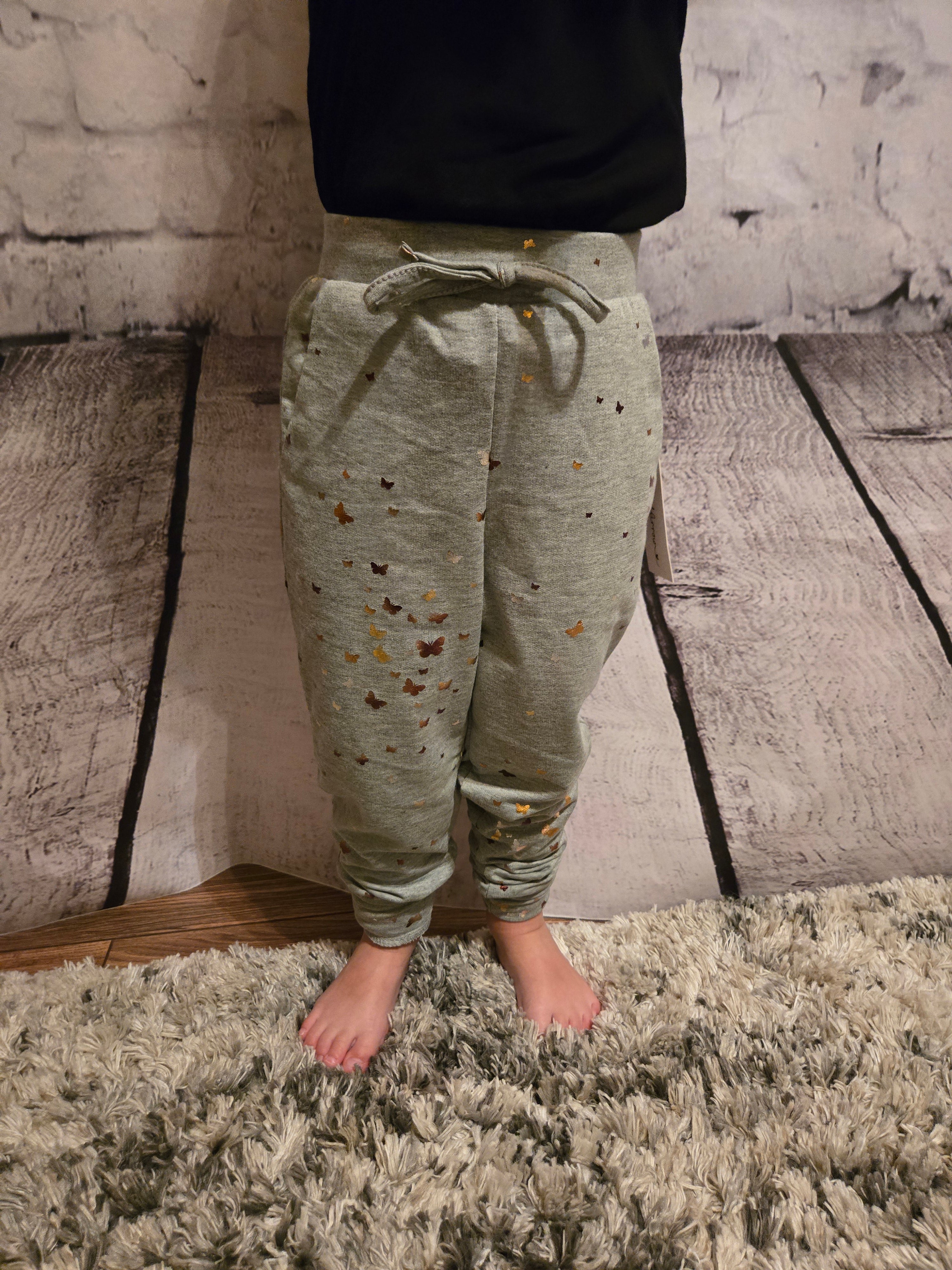 foil relaxed gray jogger