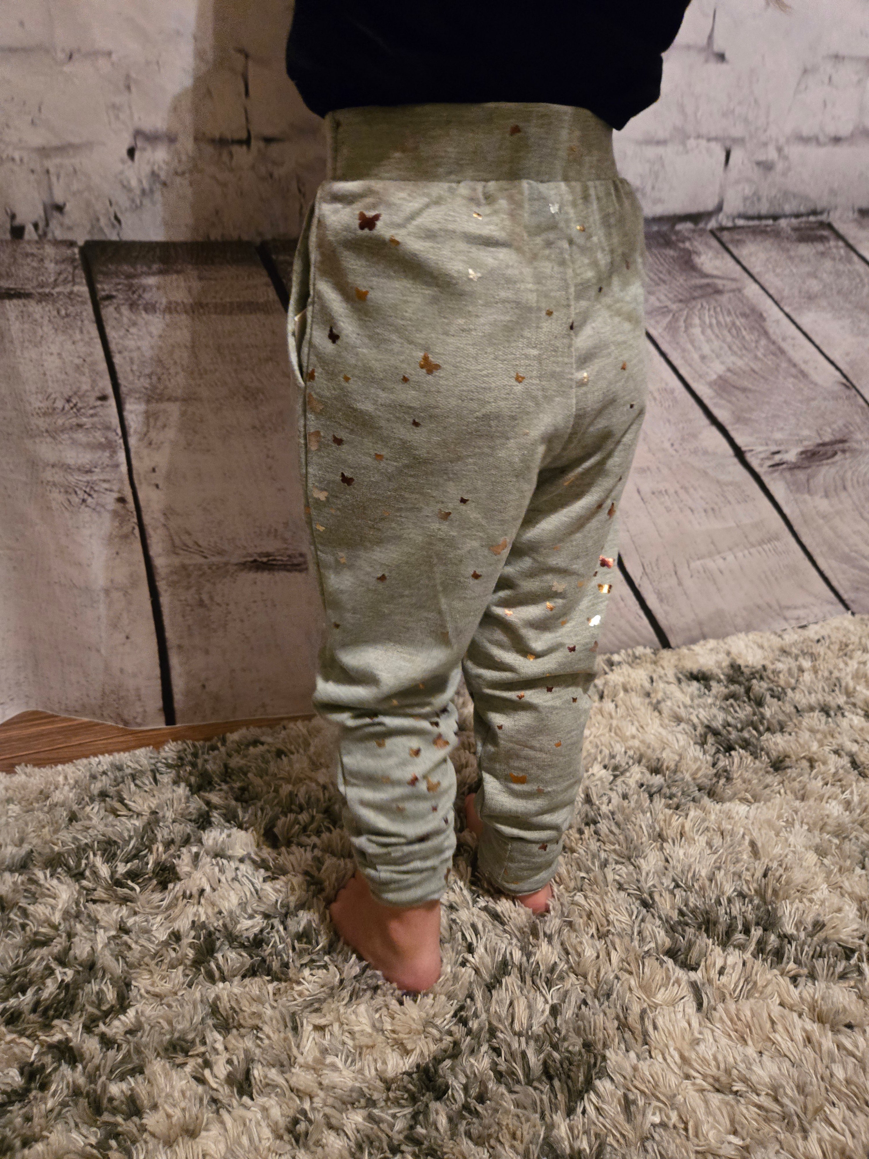 foil relaxed gray jogger